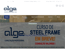 Tablet Screenshot of algemetalurgica.com.br